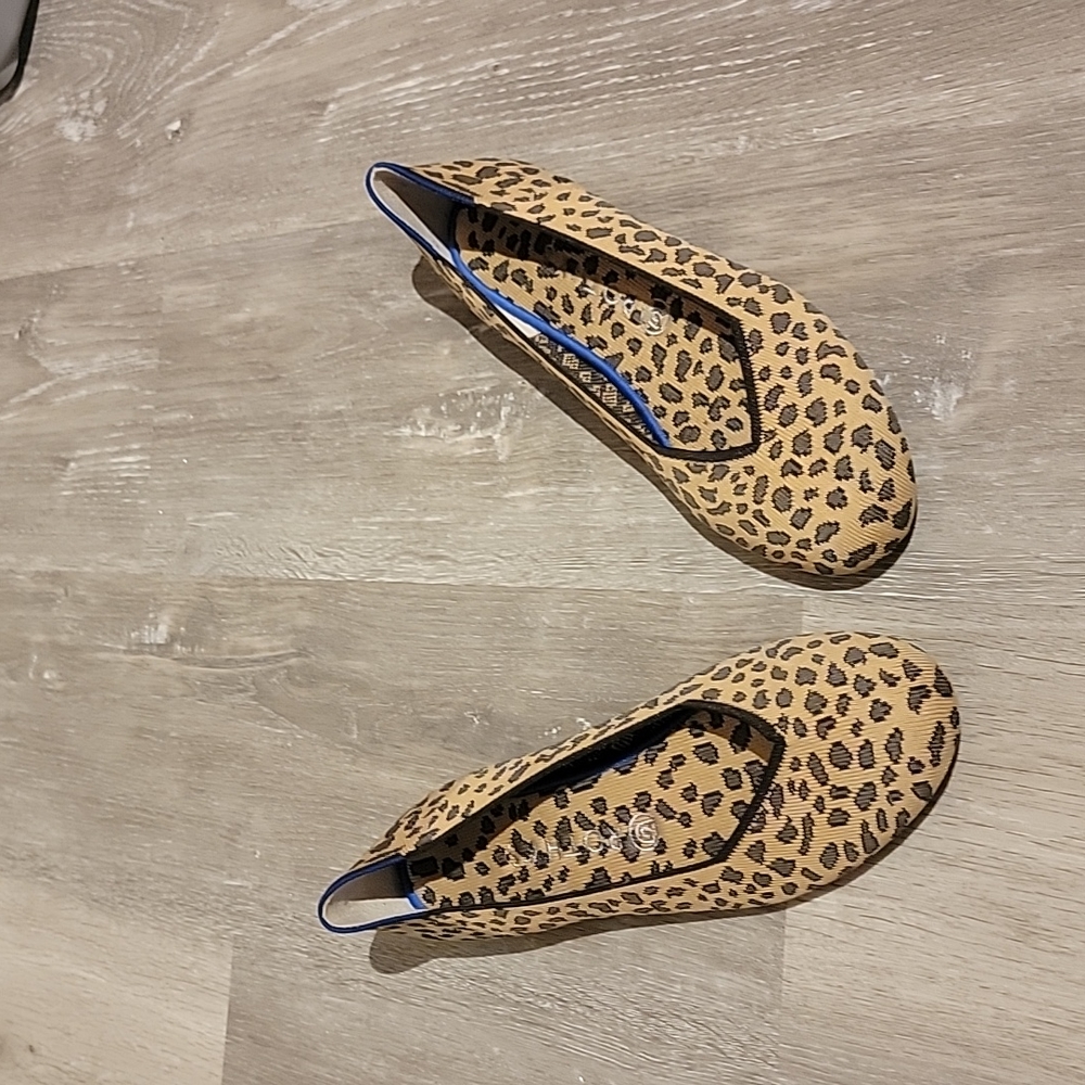 Rothy's cheetah flats